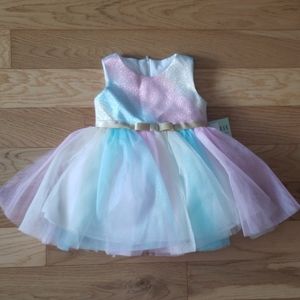 Bonnie Jean Baby Girl's Rainbow Tulle Dress